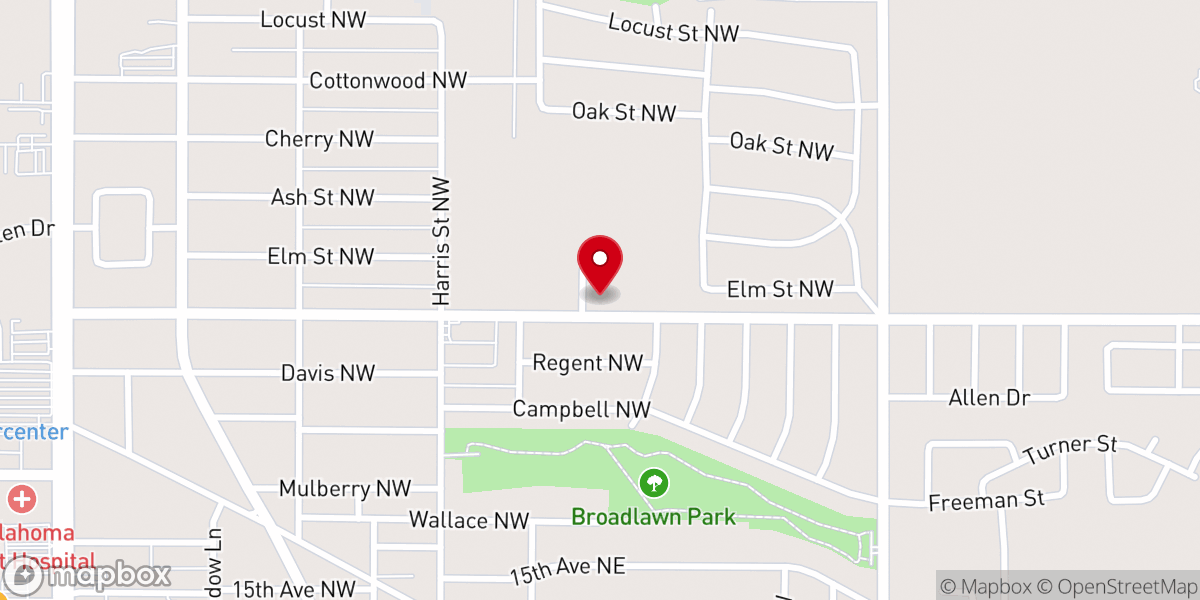 Map showing location of Global Harvest Church