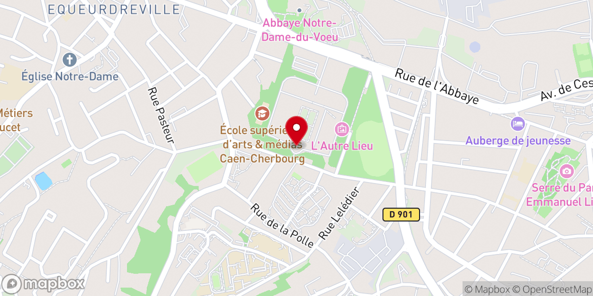 Map showing location of CHAPELLE NOTRE-DAME DES ARMEES