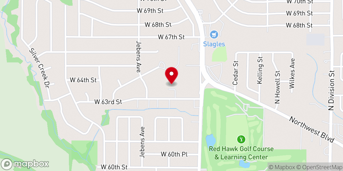 Map showing location of High Point Bible Chapel