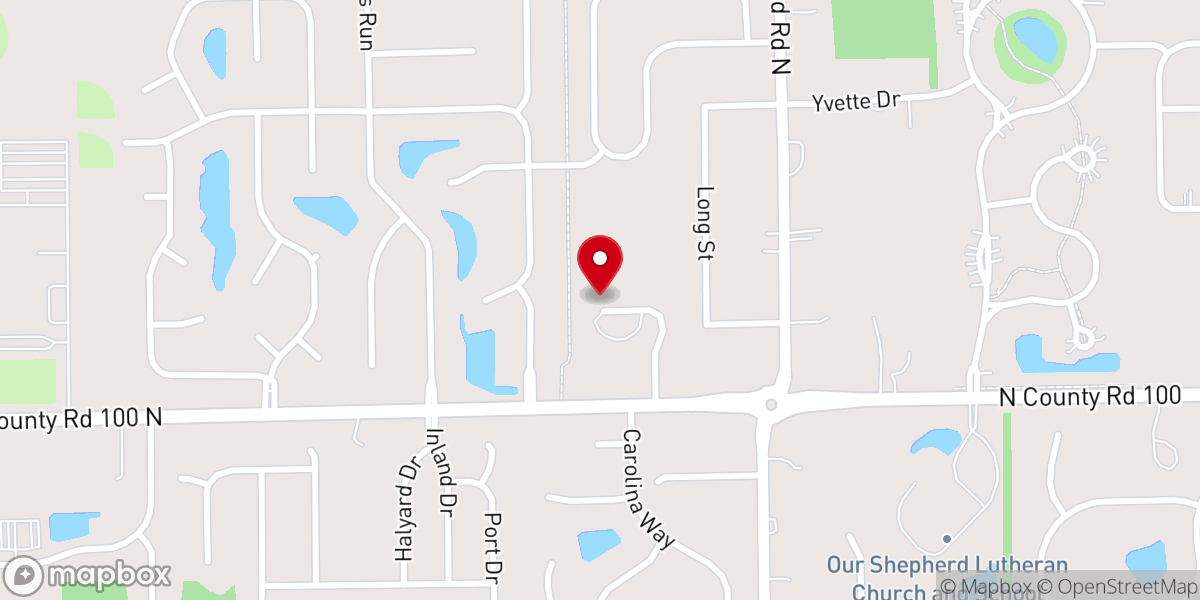 Map showing location of Trailside Church