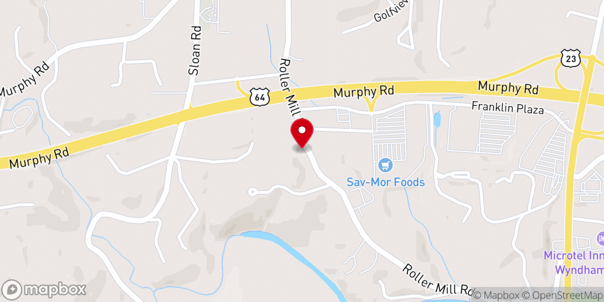 Map showing location of Burgess Chapel Church