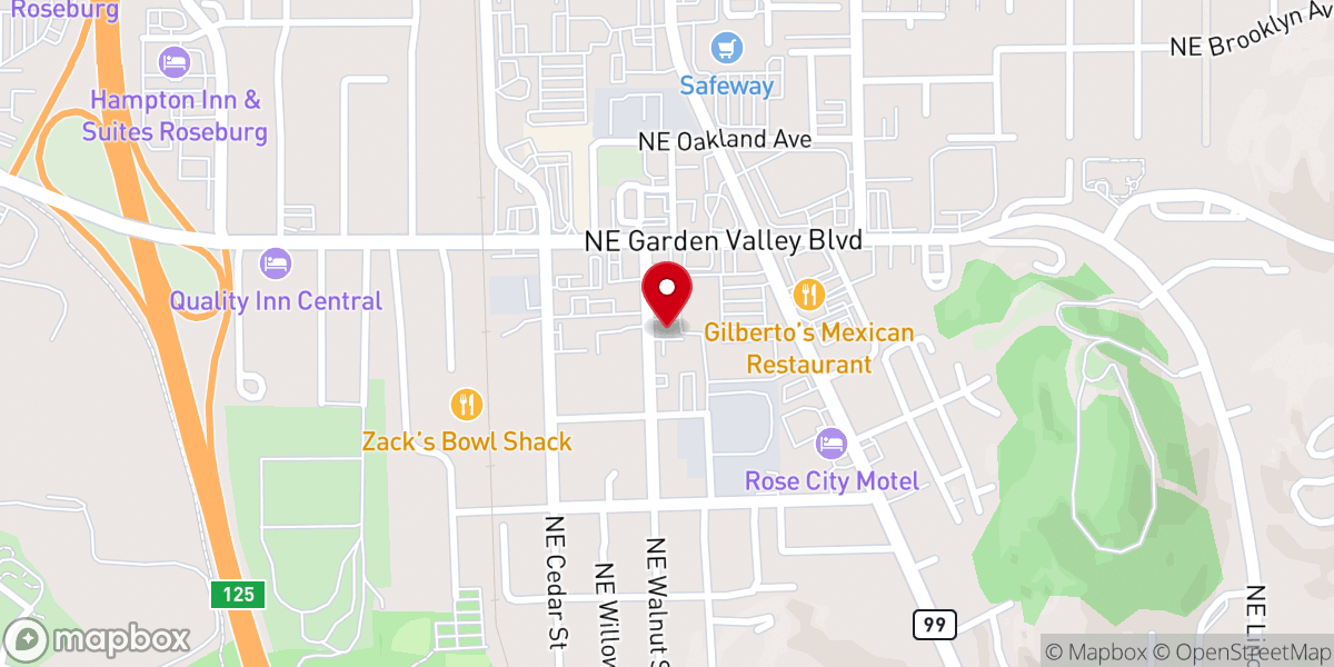 Map showing location of Dwelling Place Church