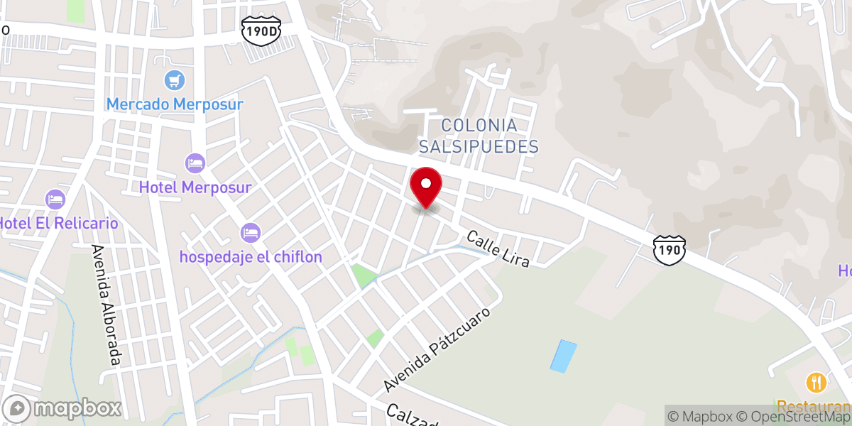 Map showing location of Iglesia Cristiana Solo Cristo Salva De Braulio Montesinos