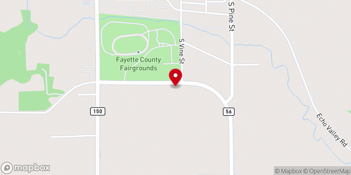 Map showing location of Valleyview Wesleyan Church