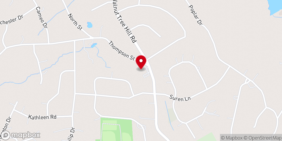 Map showing location of Huntington United Methodist Church