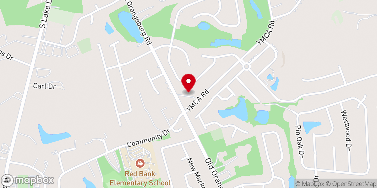 Map showing location of White Knoll Church