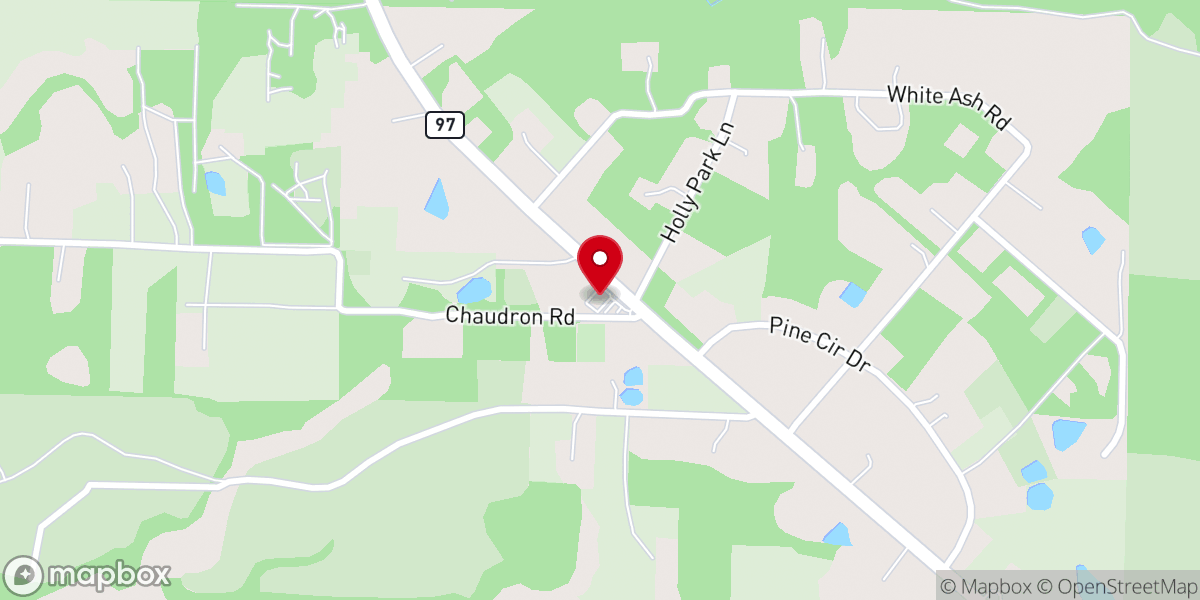 Map showing location of Dogwood Park Baptist Church