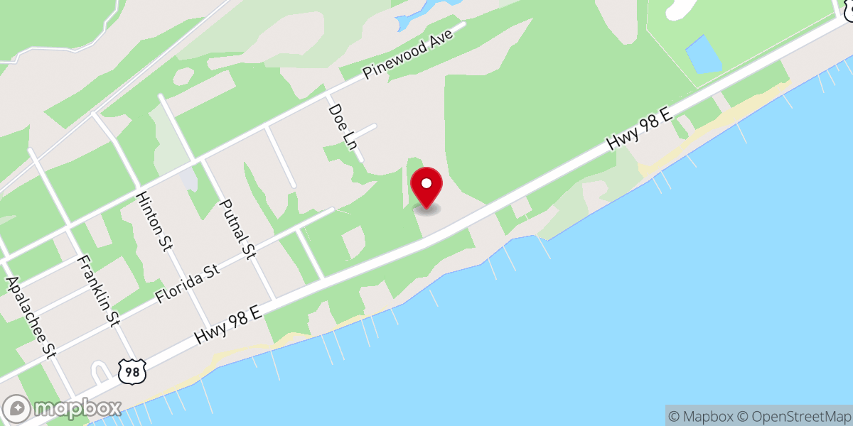 Map showing location of Sacred Heart Church