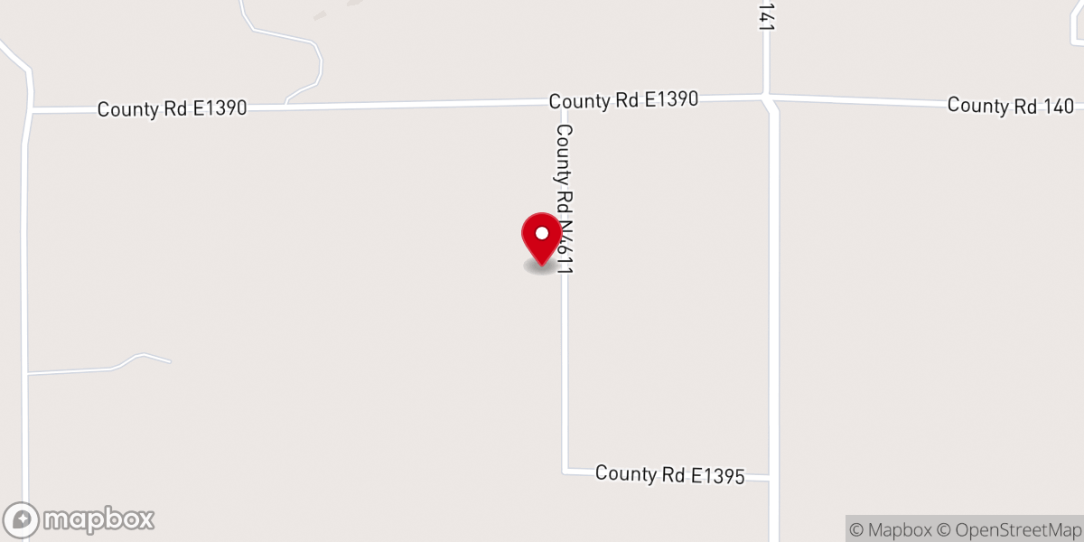 Map showing location of Ellis Chapel