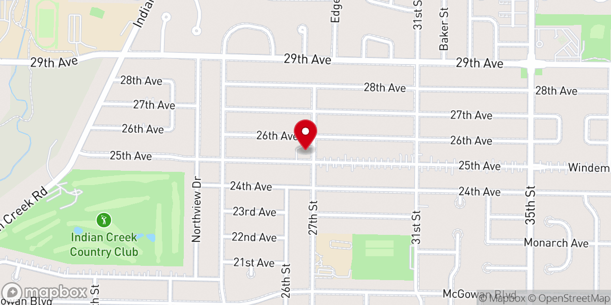 Map showing location of Marion Free Methodist Church