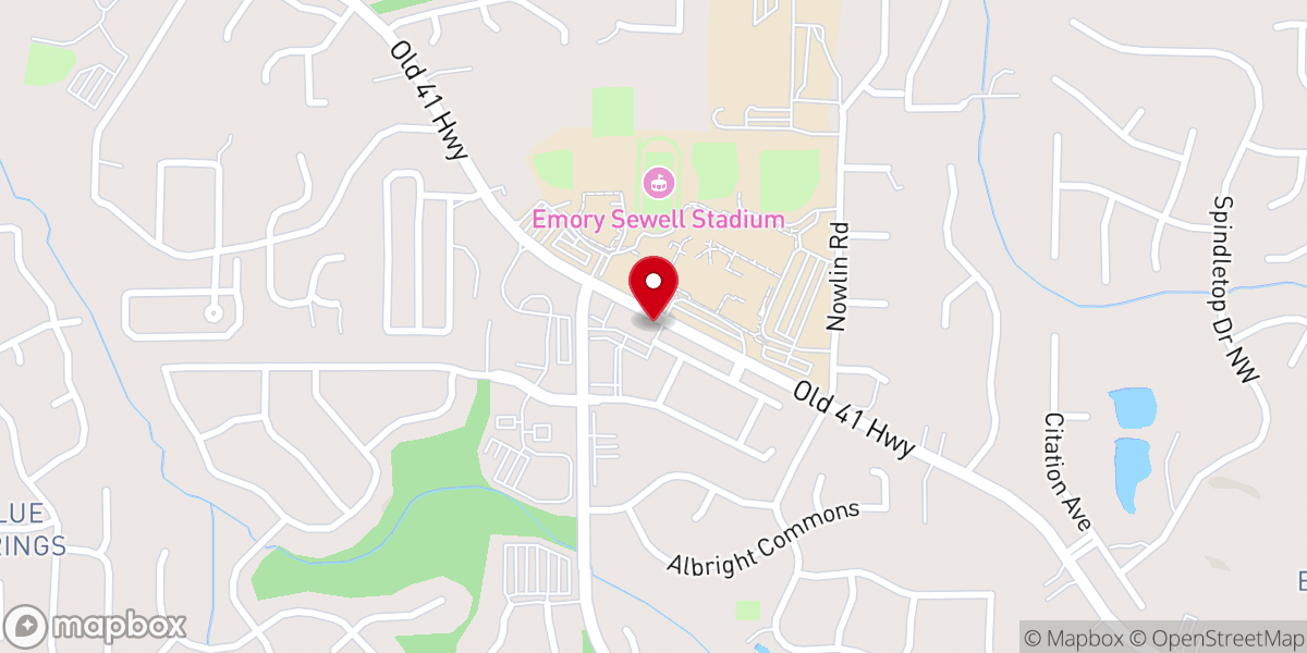 Map showing location of Amazing Grace Pointe Church
