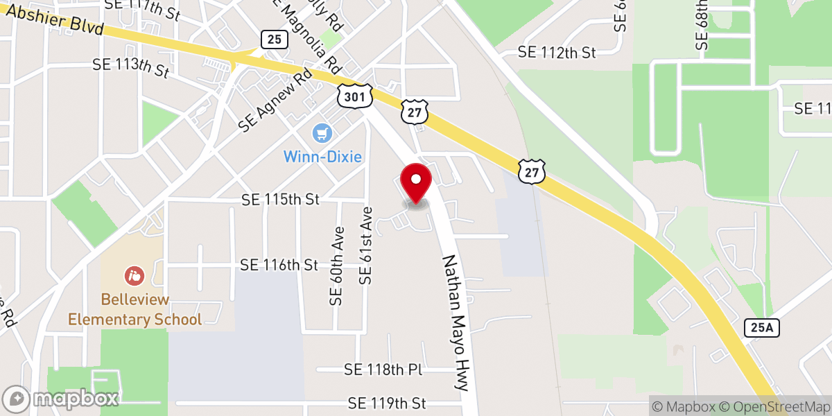 Map showing location of St. Theresa Catholic Church | Thrift Shop