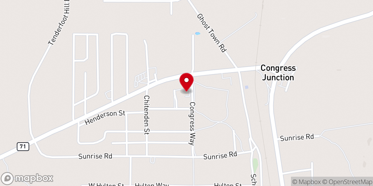 Map showing location of Good Shepherd of the Desert Catholic Church