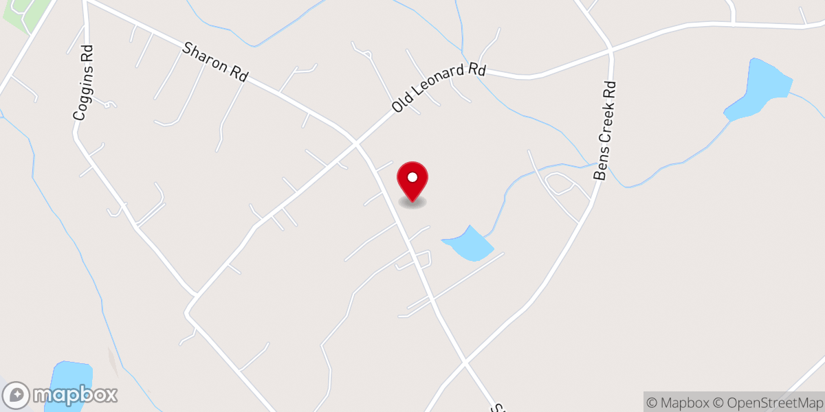 Map showing location of West Spartanburg Church Of Christ