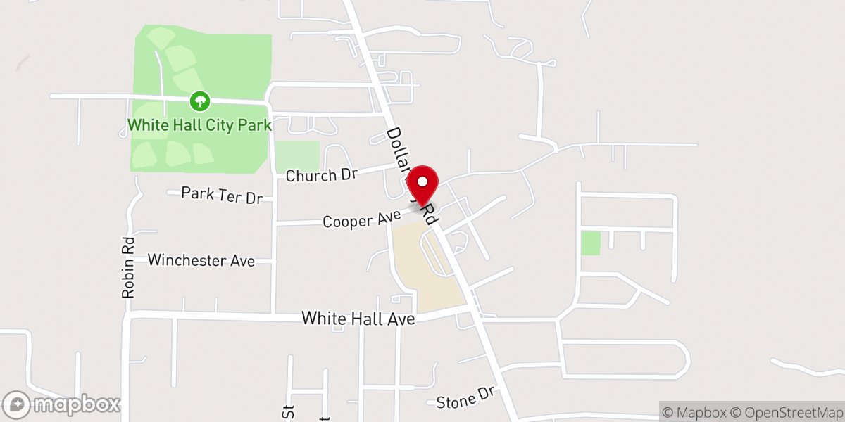Map showing location of Peace Tabernacle Upc