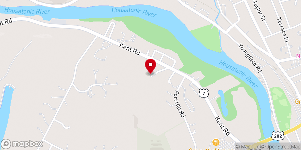 Map showing location of Trinity Lutheran Church