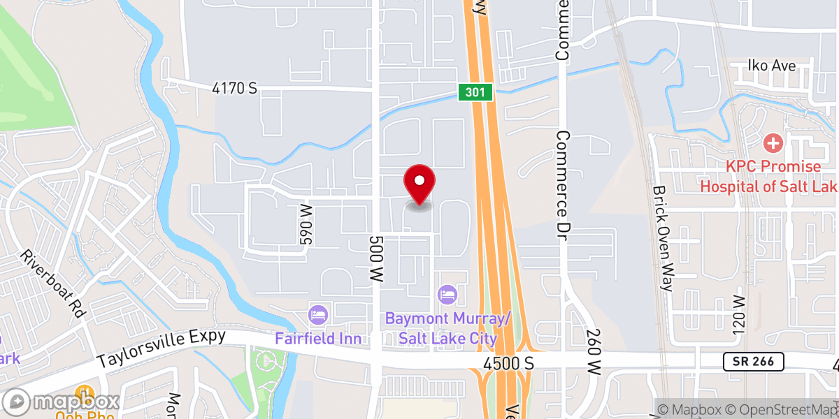 Map showing location of Calvary Salt Lake