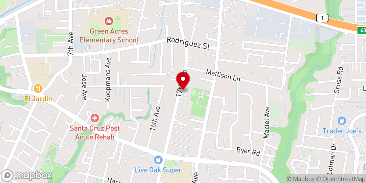 Map showing location of Harbor Light Gospel Tabernacle