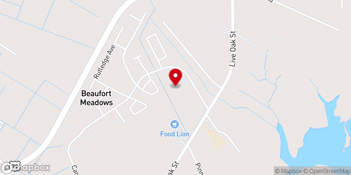 Map showing location of One Harbor Church - East Site
