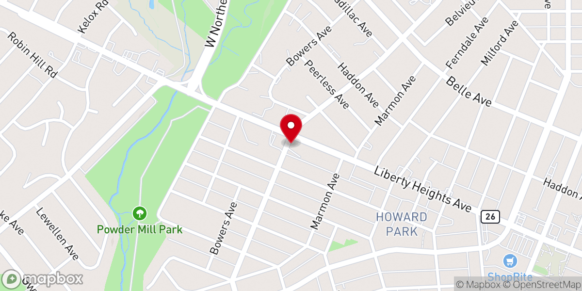 Map showing location of Christ Church of Deliverance and Victory
