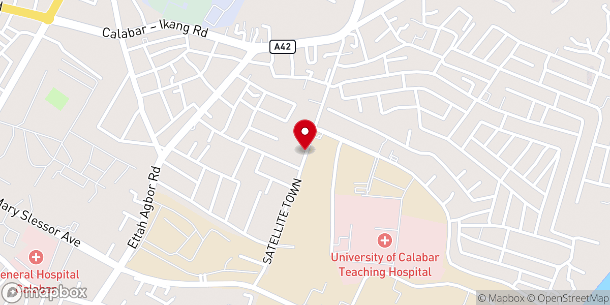 Map showing location of The redeemed christian church of God,Shekinah Parish