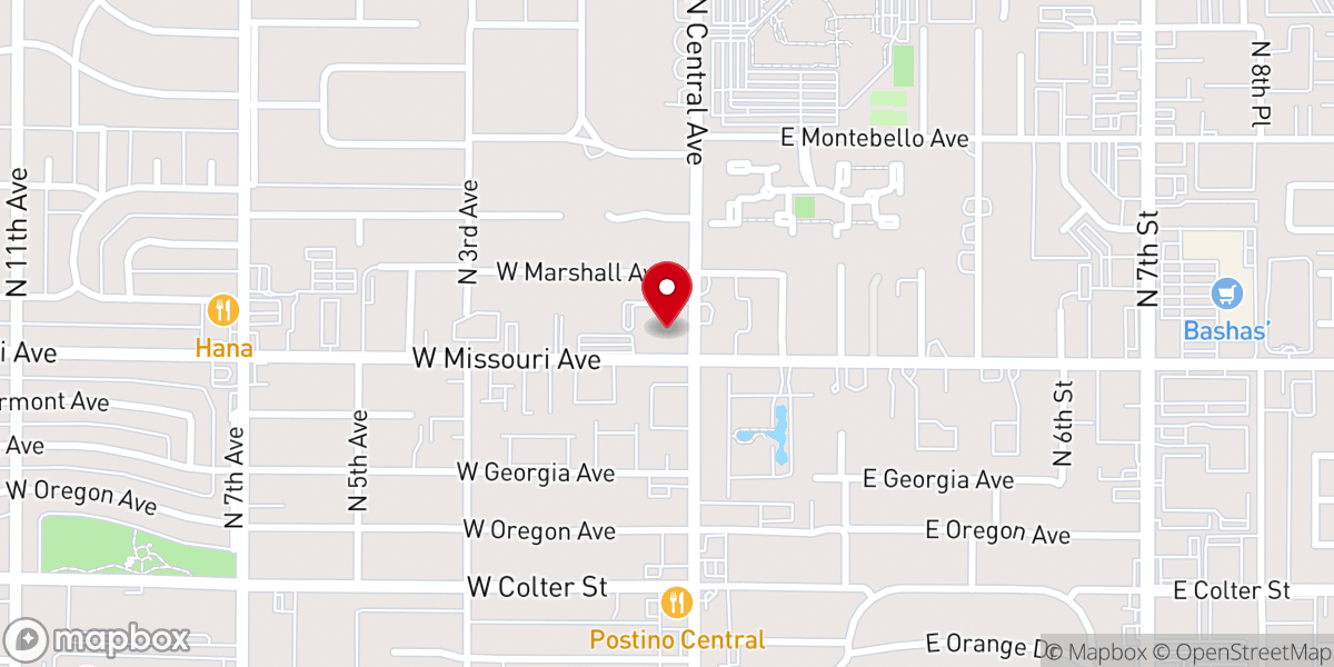 Map showing location of First United Methodist Church The Weekday School