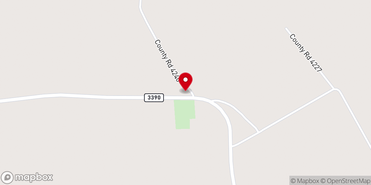 Map showing location of Lanes Chapel Baptist Church
