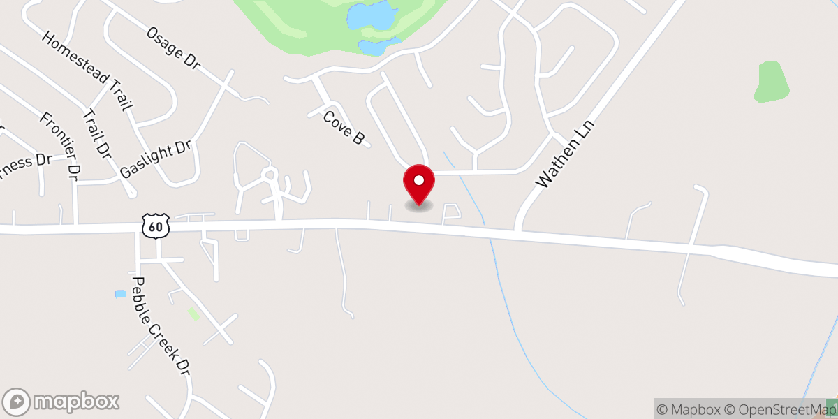 Map showing location of Dayspring Church of God of Prophecy