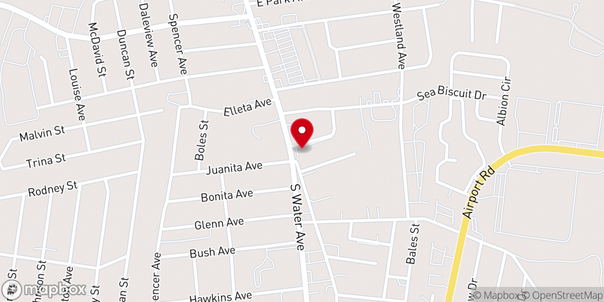 Map showing location of Free Indeed Fellowship
