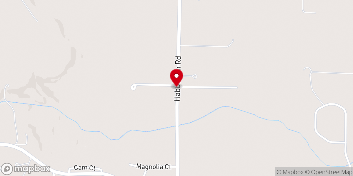 Map showing location of Mount Vernon Church