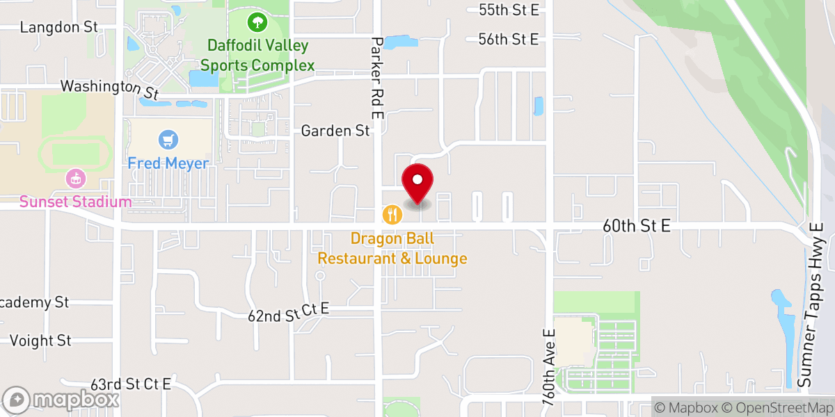 Map showing location of Sumner Community Food Bank