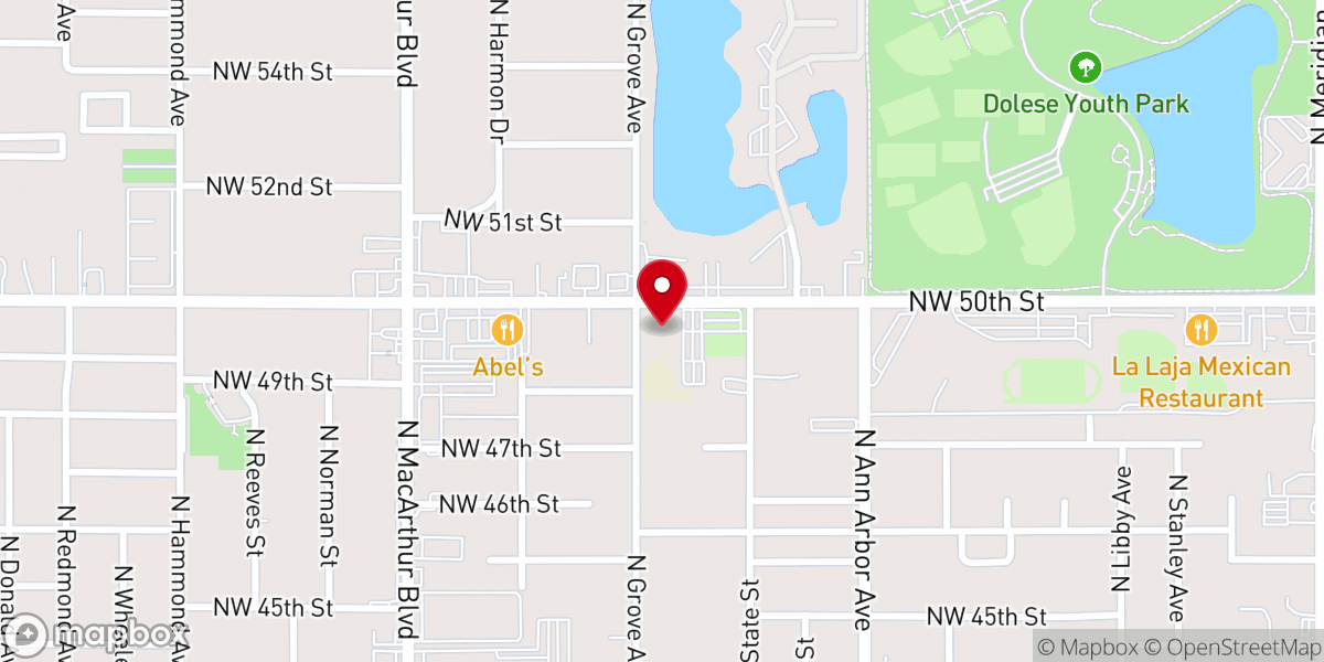 Map showing location of St Charles Borromeo Catholic Church