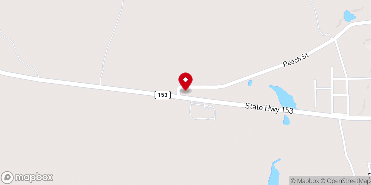 Map showing location of Hillcrest Church of Christ
