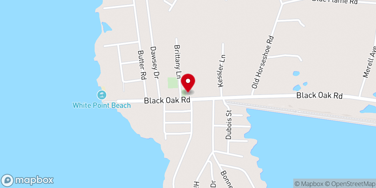 Map showing location of St. Mark A. M. E. Church