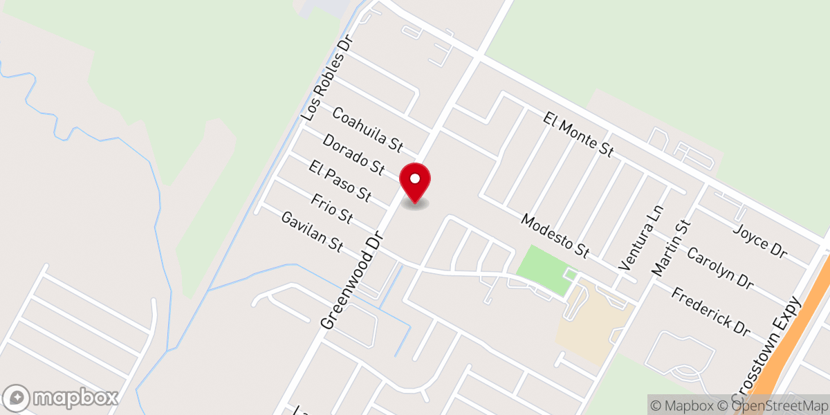 Map showing location of House of Thy Father