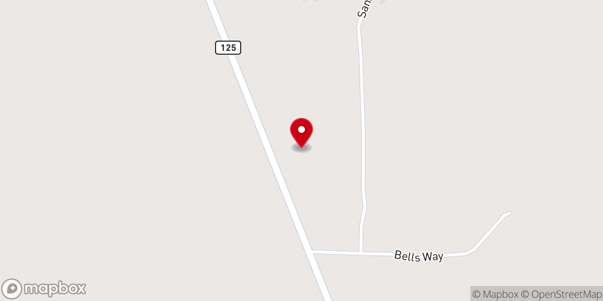 Map showing location of Trinity Independent Baptist Church