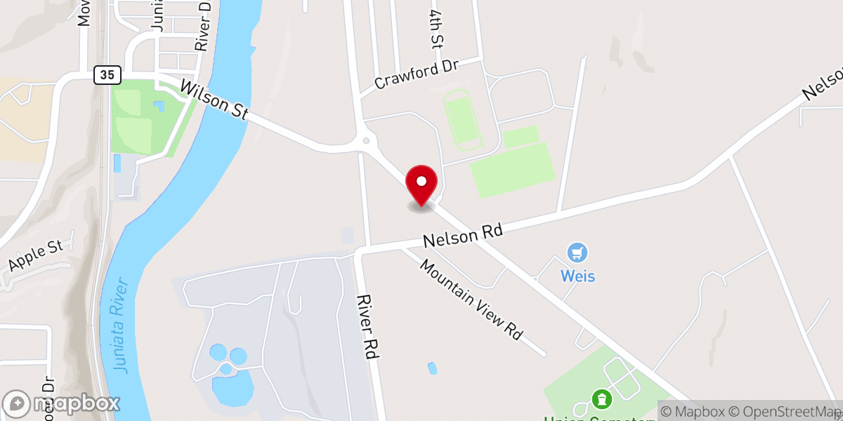 Map showing location of St. Jude Thaddeus Parish