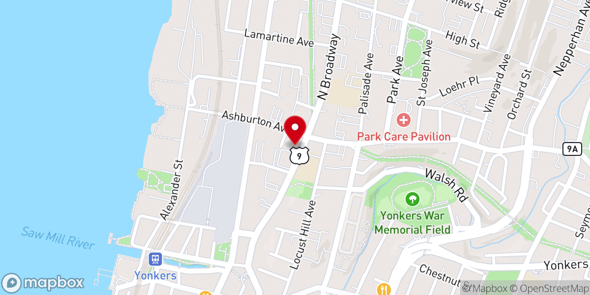 Map showing location of Saint Paul's Church of God in Christ