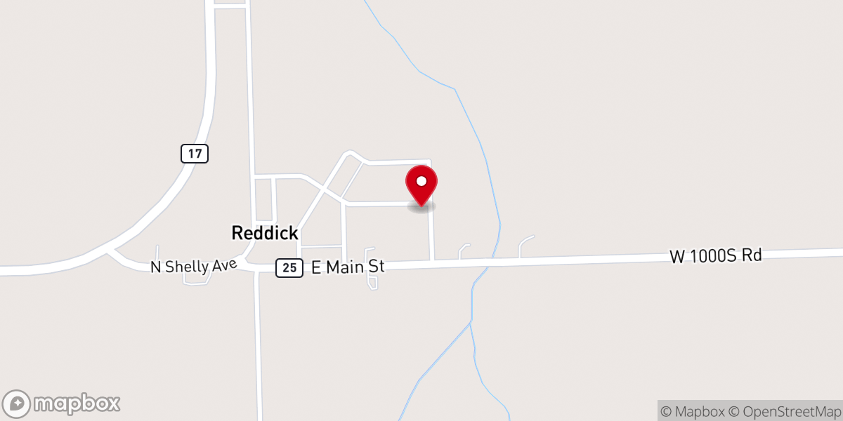 Map showing location of St Mary's Catholic Church