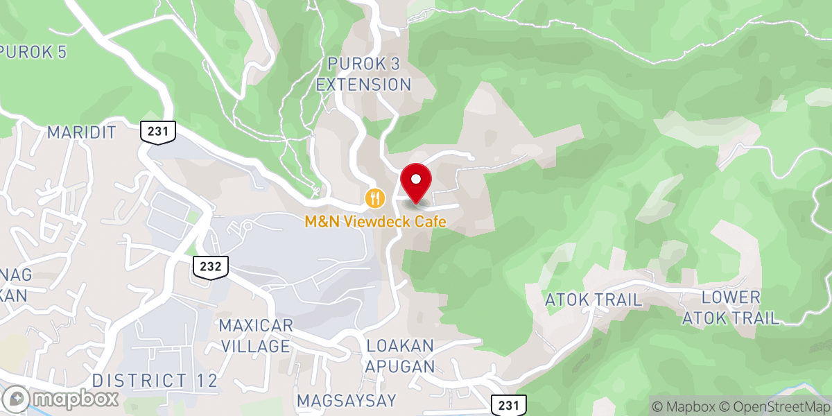 Map showing location of Bible Baptist Church