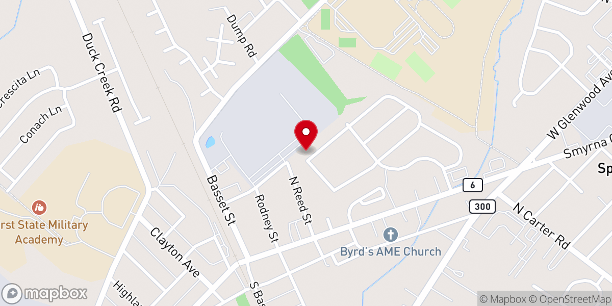 Map showing location of Lighthouse Community Church