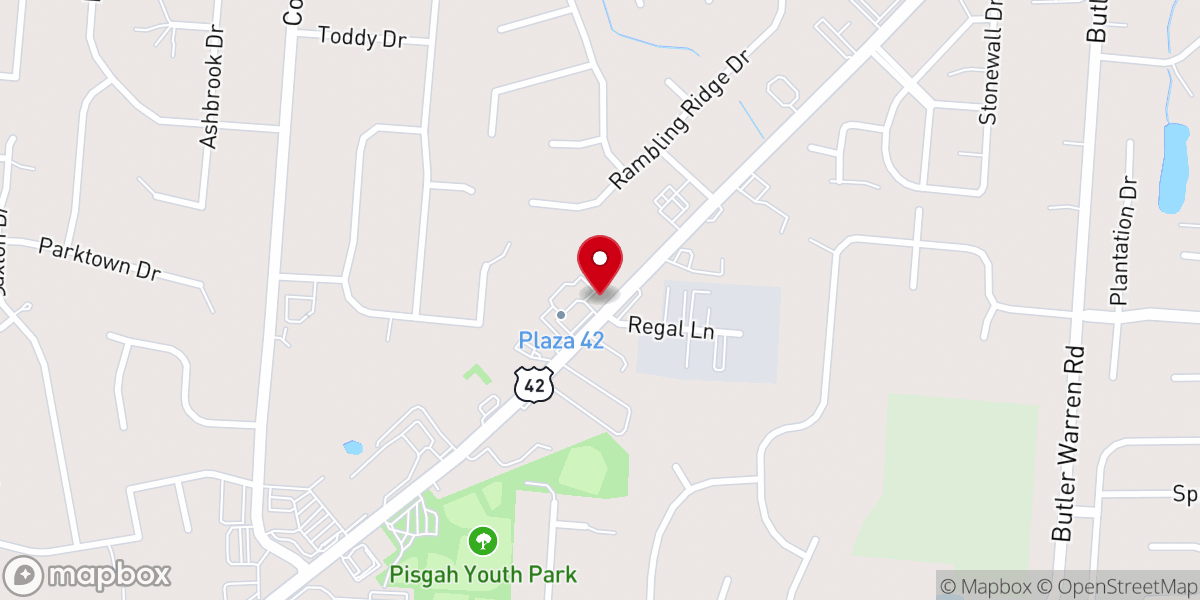 Map showing location of Iglesia El Camino De La Cruz Mason Ohio