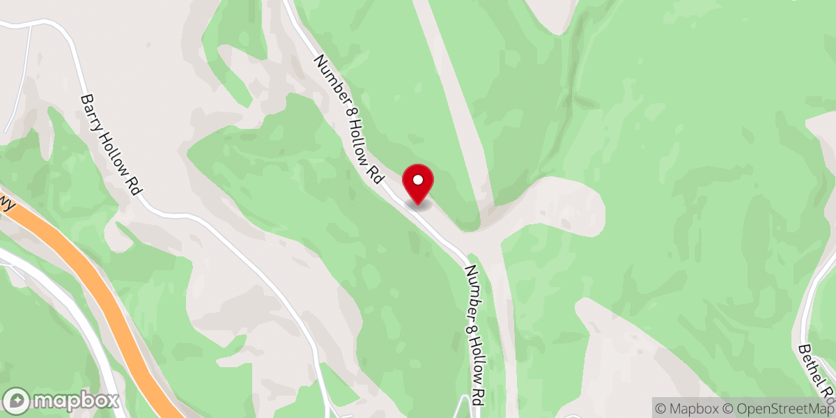 Map showing location of Morning Star Baptist Church