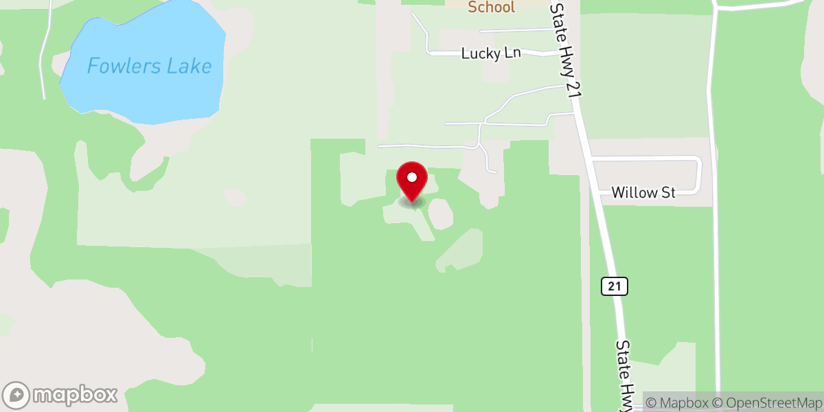 Map showing location of The Church Barn