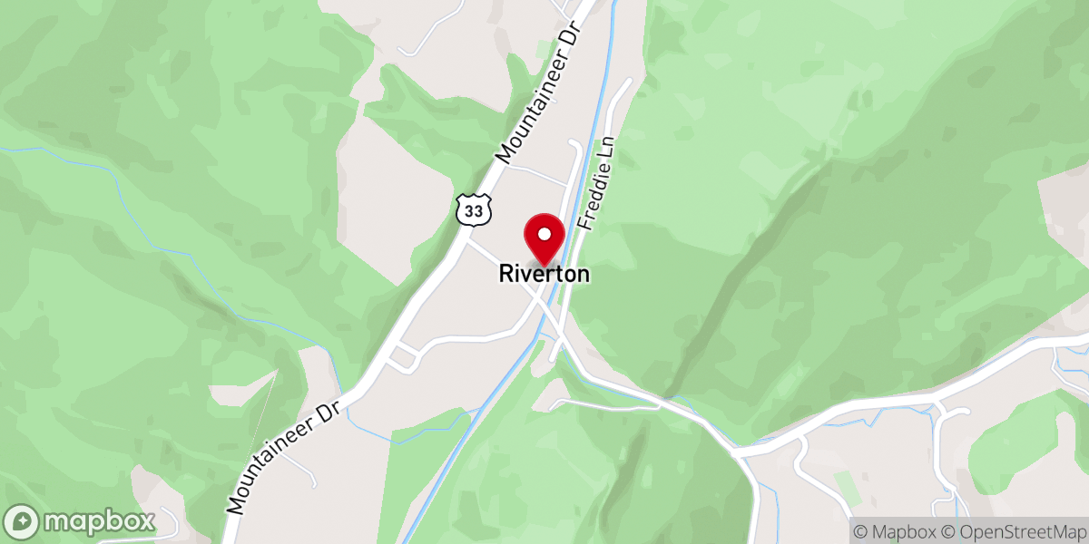 Map showing location of N F Apostolic Church