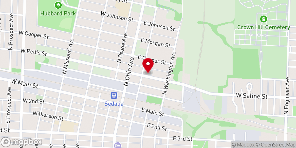 Map showing location of Burns Chapel