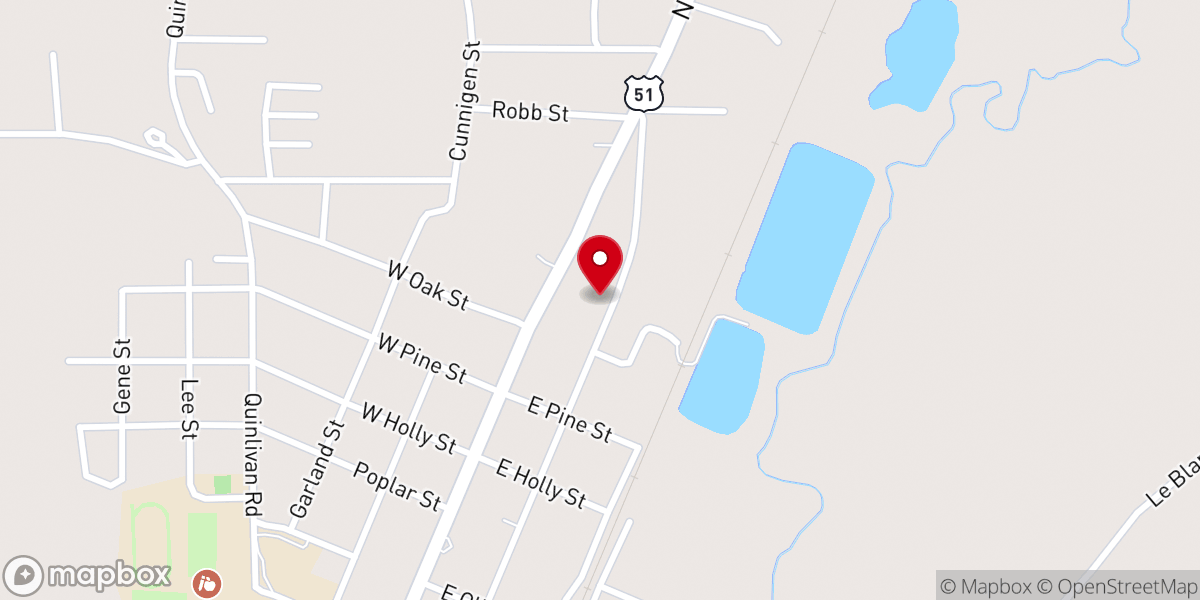 Map showing location of St Peter Pentecostal Church