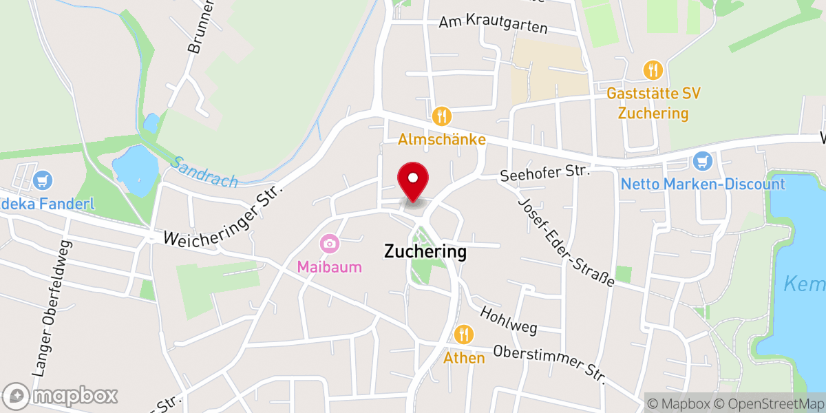 Map showing location of Kirche St. Blasius