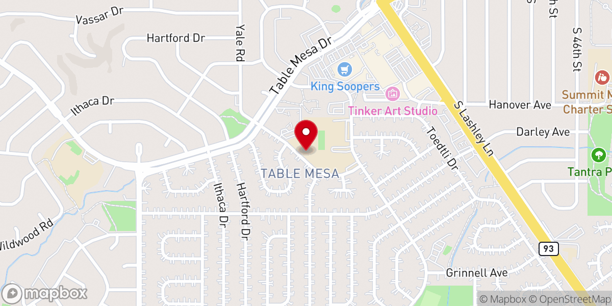 Map showing location of Mother Meera Home Colorado