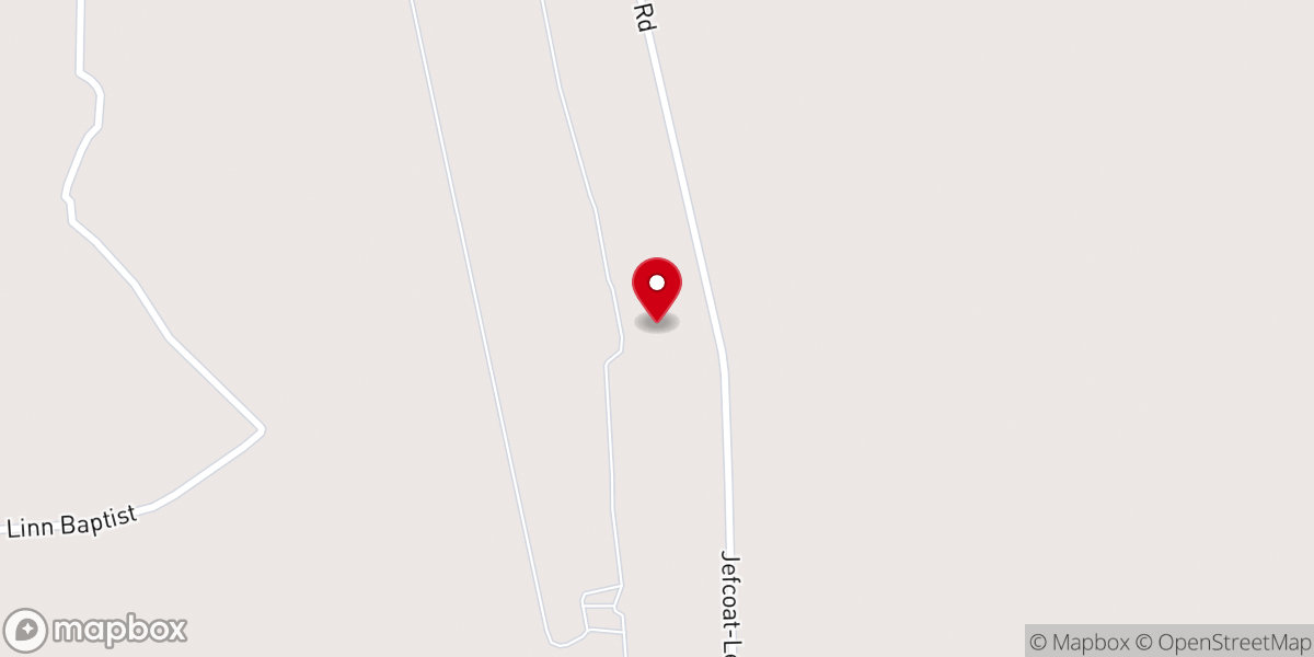 Map showing location of Green Grove Church